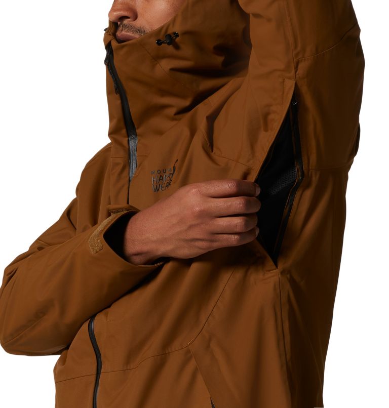 Thumbnail: Men's Firefall/2 Jacket, Color: Golden Brown, image 6