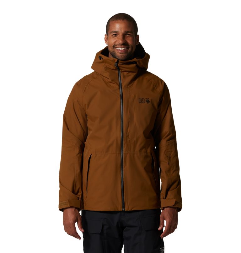 Men's Firefall/2 Jacket, Color: Golden Brown, image 1
