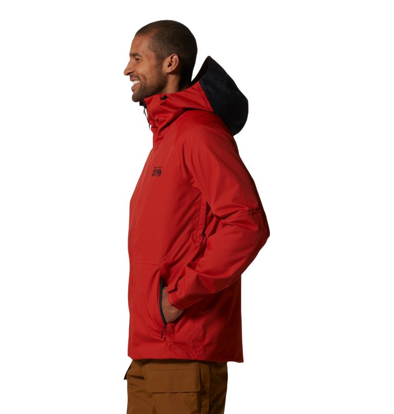 Men's Firefall/2 Jacket, Color: Desert Red, image 3