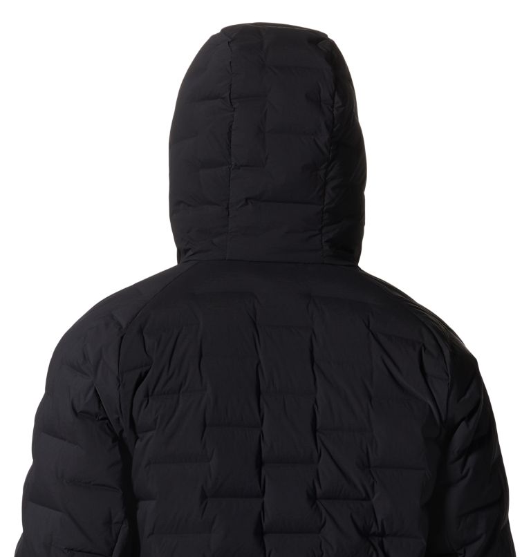 Manteau à capuchon Stretchdown Homme, Color: Black, image 6