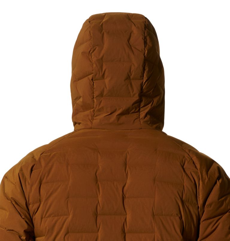 Manteau à capuchon Stretchdown Homme, Color: Golden Brown, image 6