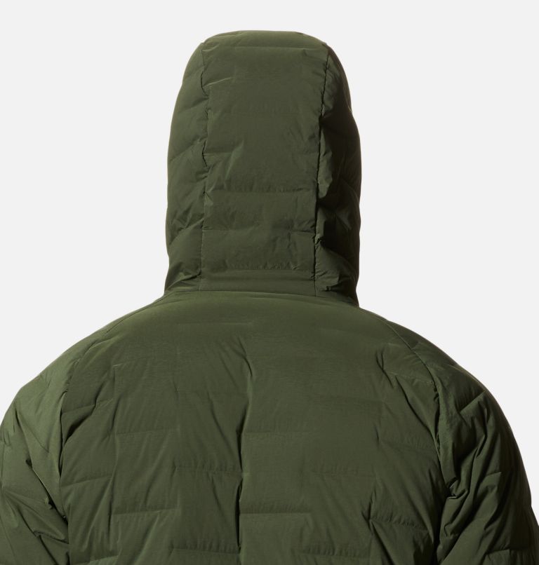 Men's Stretchdown Hoody, Color: Surplus Green, image 6