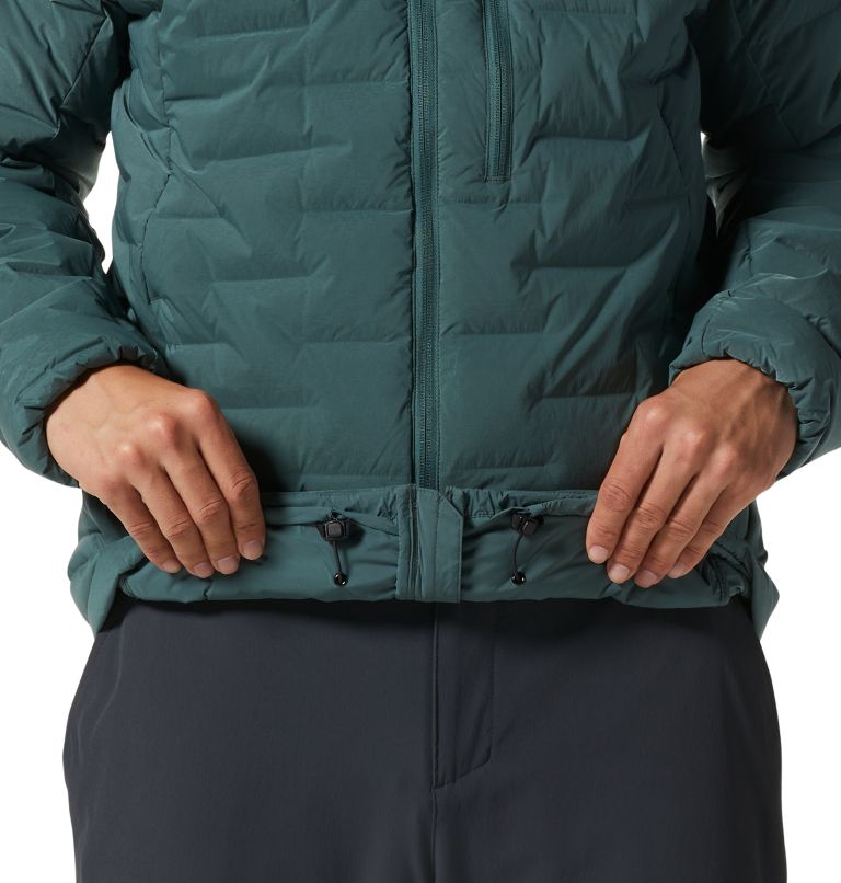 Mountain hardwear stretchdown clearance hooded jacket blue spruce