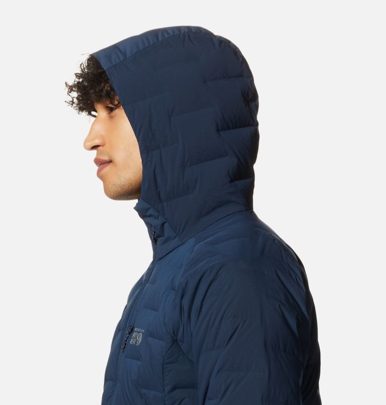 Thumbnail: Stretchdown Hoody | 425 | S, Color: Hardwear Navy, image 5