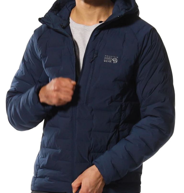 Mountain hardwear men's strechdown ds hooded jacket best sale