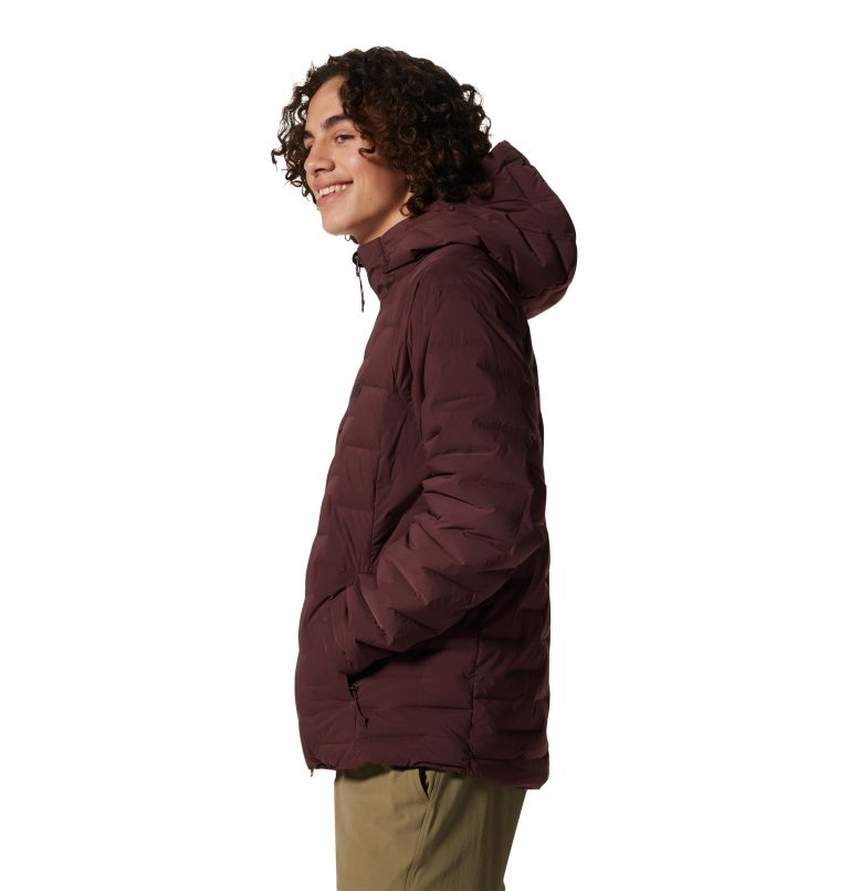 Stretchdown Hoody | 629 | XL, Color: Washed Raisin, image 3