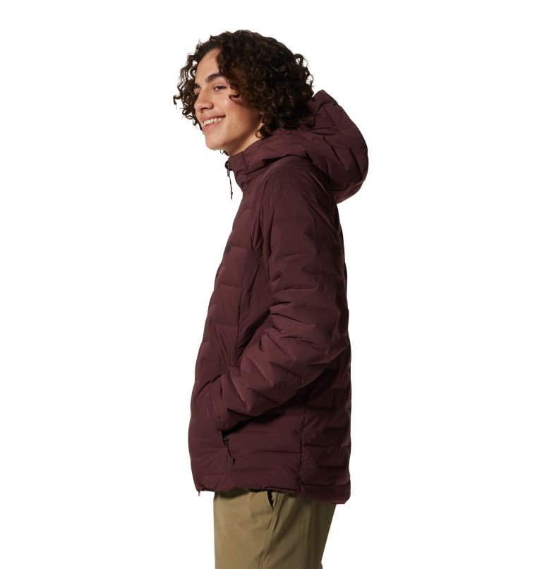 Thumbnail: Stretchdown Hoody | 629 | S, Color: Washed Raisin, image 3