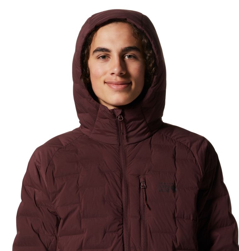 Thumbnail: Stretchdown Hoody | 629 | M, Color: Washed Raisin, image 4
