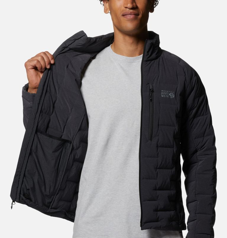 Thumbnail: Men's Stretchdown Jacket, Color: Dark Storm Heather, image 6