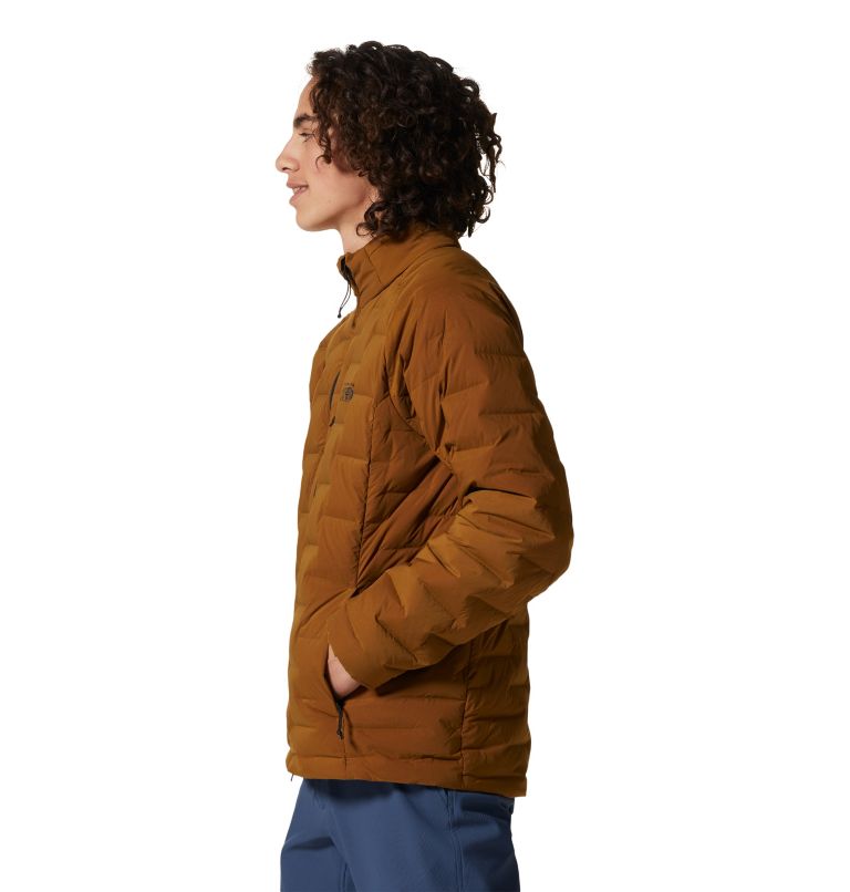 Men's Stretchdown Jacket, Color: Golden Brown, image 3
