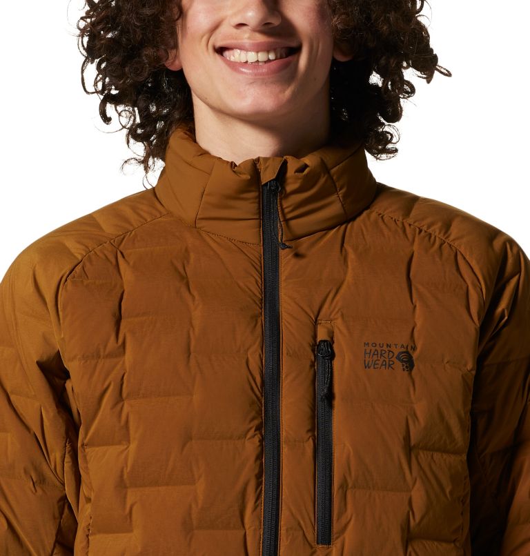 Thumbnail: Men's Stretchdown Jacket, Color: Golden Brown, image 4