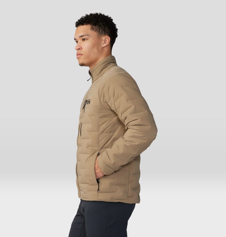 Manteau Stretchdown Homme, Color: Trail Dust, image 3