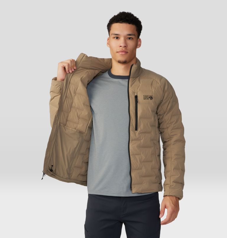 Manteau Stretchdown Homme, Color: Trail Dust, image 5