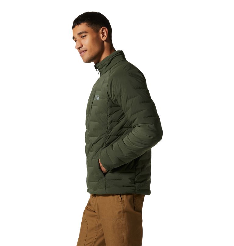 Men's Stretchdown Jacket, Color: Surplus Green, image 3