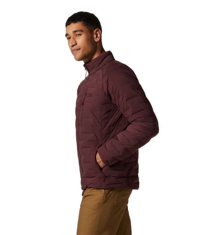 Men's Stretchdown Jacket, Color: Washed Raisin, image 3