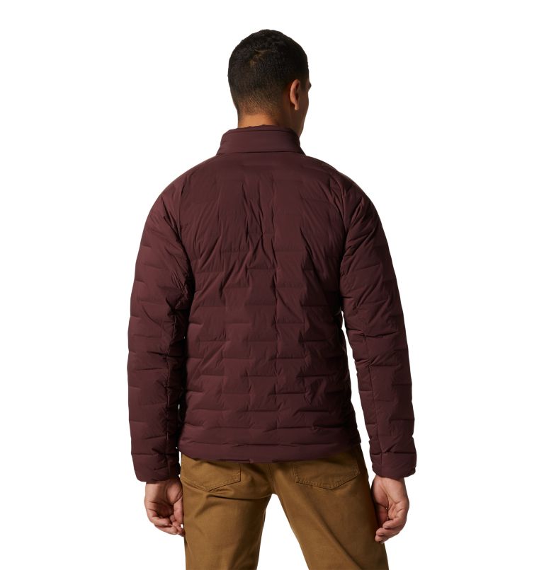 Thumbnail: Men's Stretchdown Jacket, Color: Washed Raisin, image 2