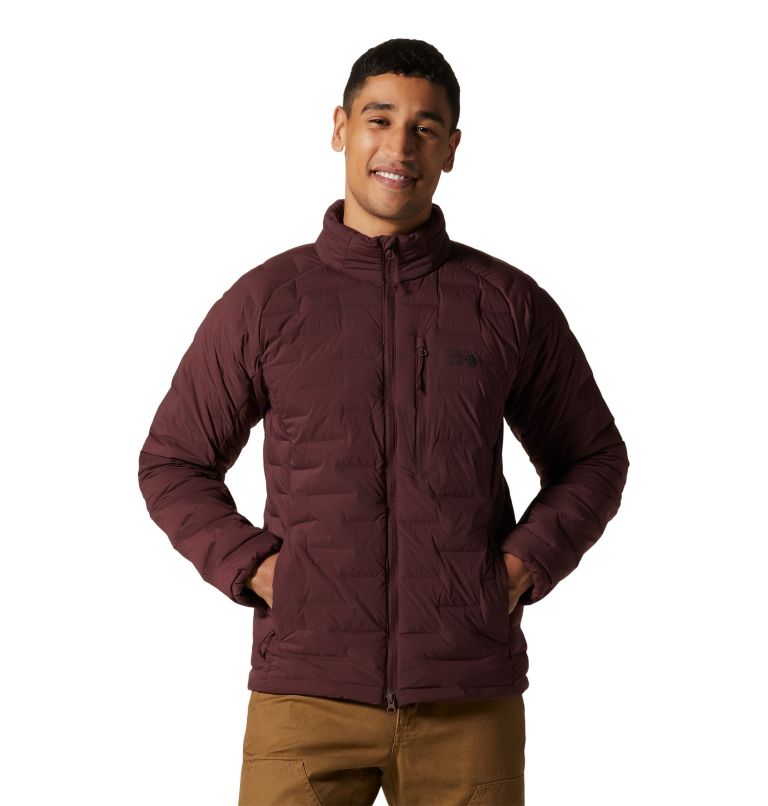 Men's Stretchdown Jacket, Color: Washed Raisin, image 1
