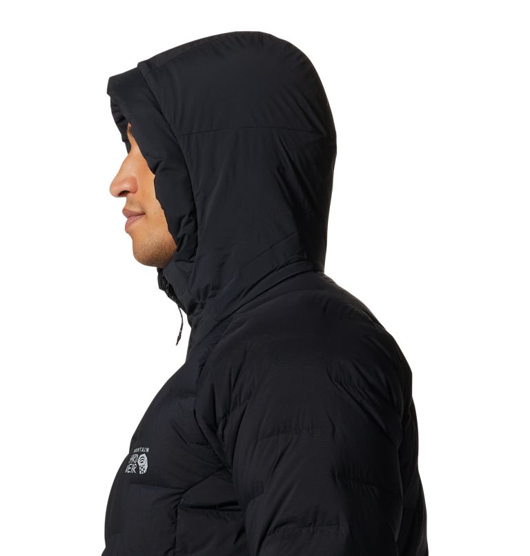 Men's Stretchdown Parka, Color: Black, image 5