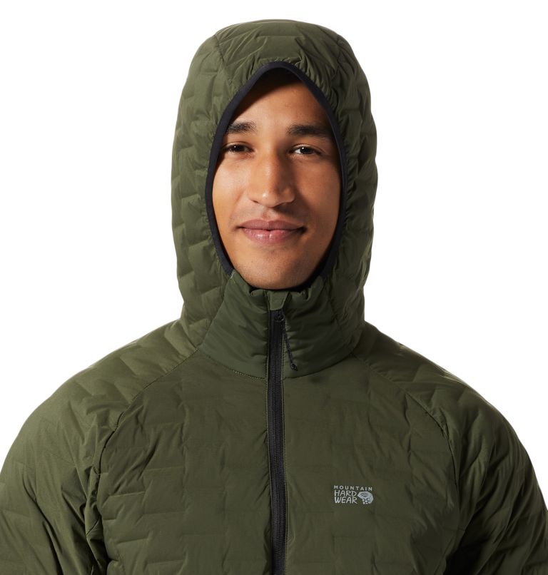 Men's Stretchdown Light Pullover, Color: Surplus Green, image 4
