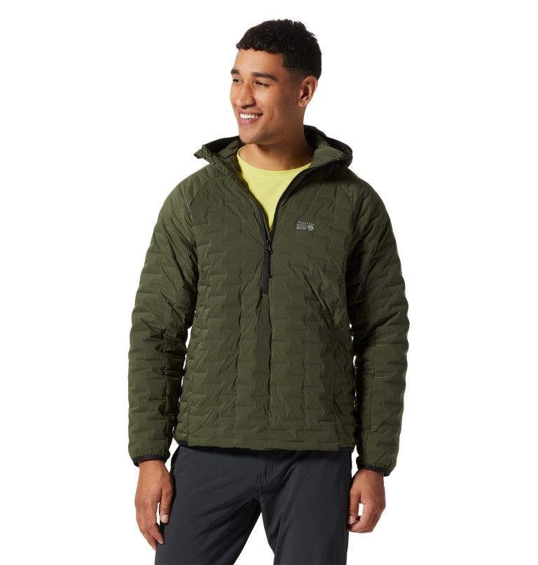 Thumbnail: Stretchdown Light Pullover | 347 | L, Color: Surplus Green, image 8