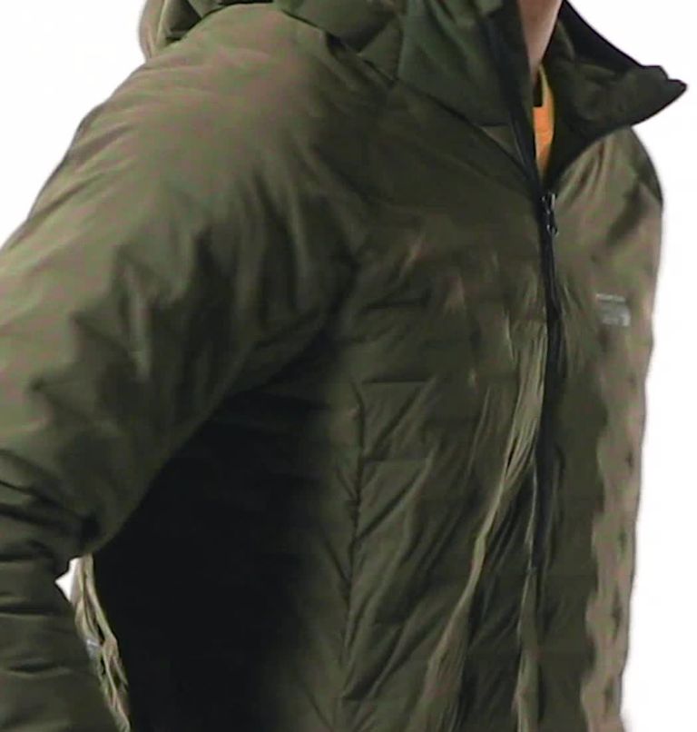 Men's Stretchdown Light Pullover, Color: Surplus Green