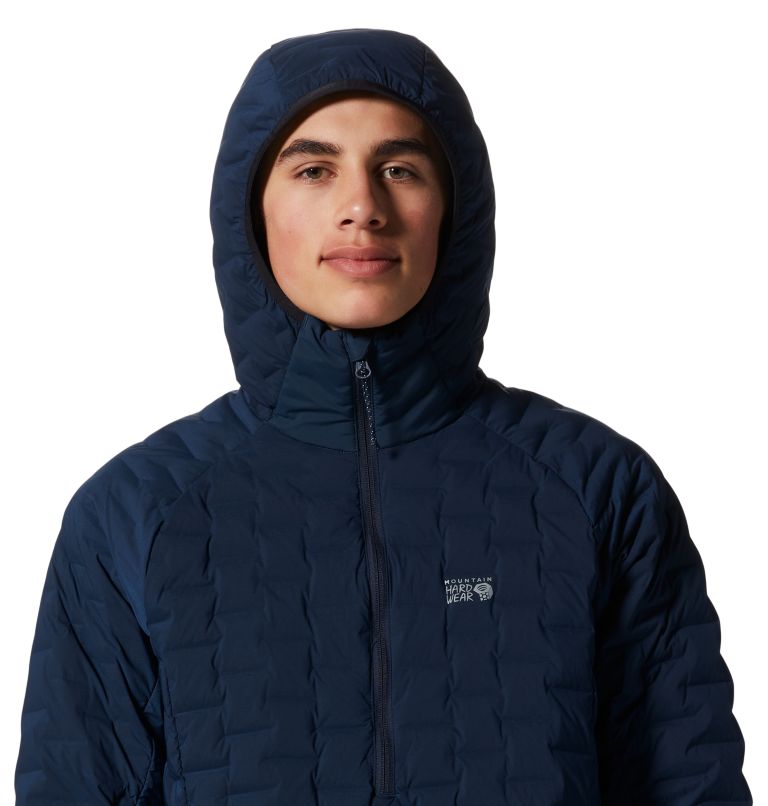 Men's Stretchdown Light Pullover, Color: Hardwear Navy, image 4