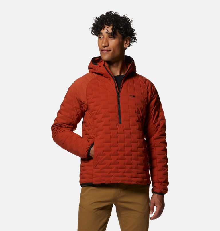 Thumbnail: Stretchdown Light Pullover | 838 | XXL, Color: Dark Copper, image 8