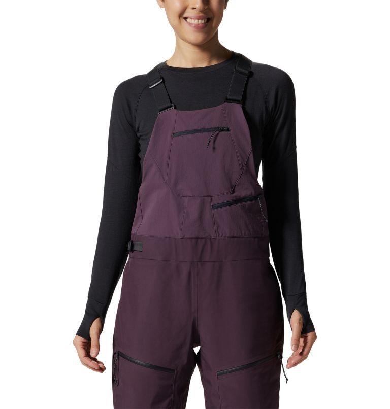 Women's Boundary Ridge Gore-Tex Bib, Color: Dusty Purple, image 3