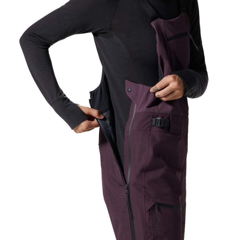 Women's Boundary Ridge Gore-Tex Bib, Color: Dusty Purple, image 5