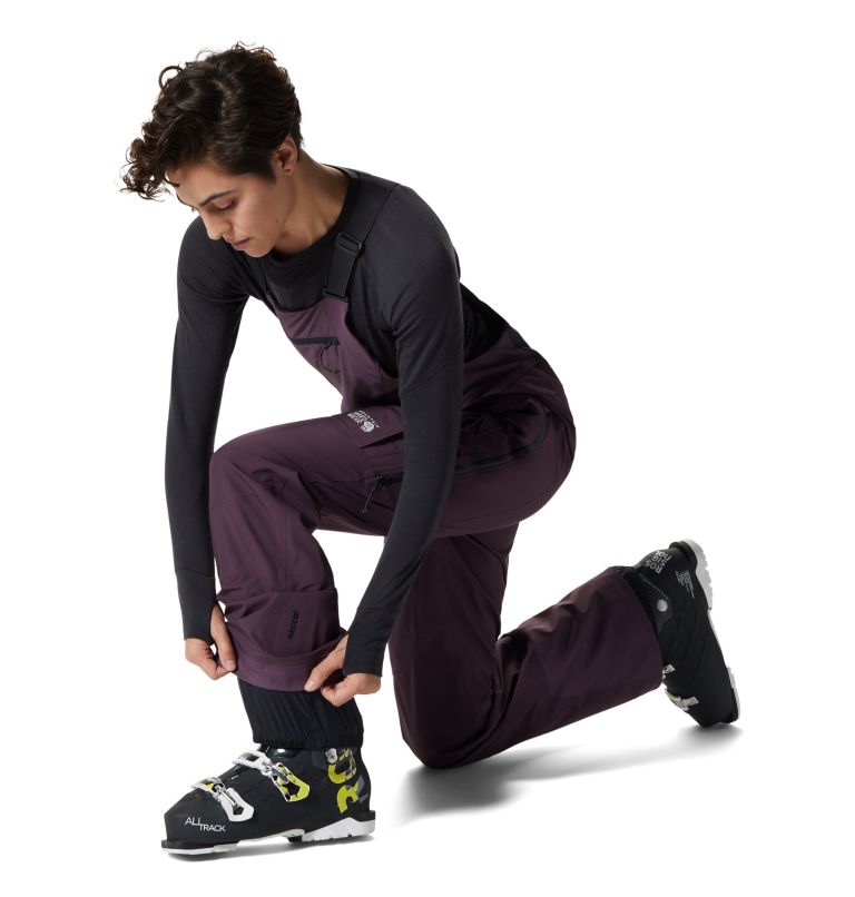 Women's Boundary Ridge Gore-Tex Bib, Color: Dusty Purple, image 6