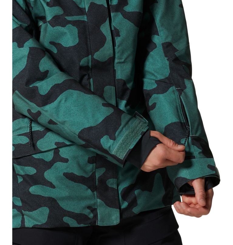 Thumbnail: Women's Cloud Bank Gore-Tex® Insulated Jacket, Color: Mint Palm Camo, image 7