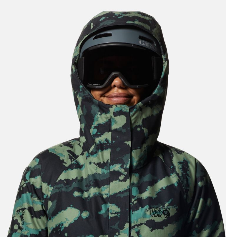 Thumbnail: Cloud Bank Gore-Tex® Insulated Jacket | 366 | XS, Color: Mint Palm Brushstrokes Print, image 4