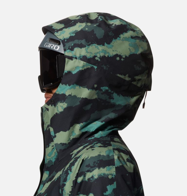 Women's Cloud Bank Gore-Tex Insulated Jacket, Color: Mint Palm Brushstrokes Print, image 5