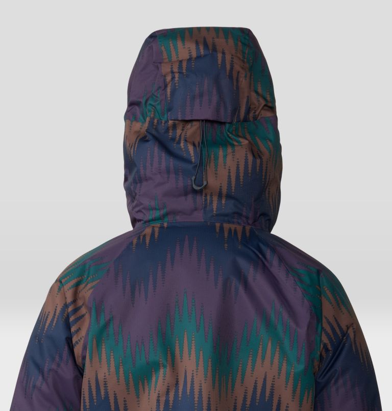 Women's Firefall/2 Insulated Jacket, Color: Blurple Zigzag Print, image 6