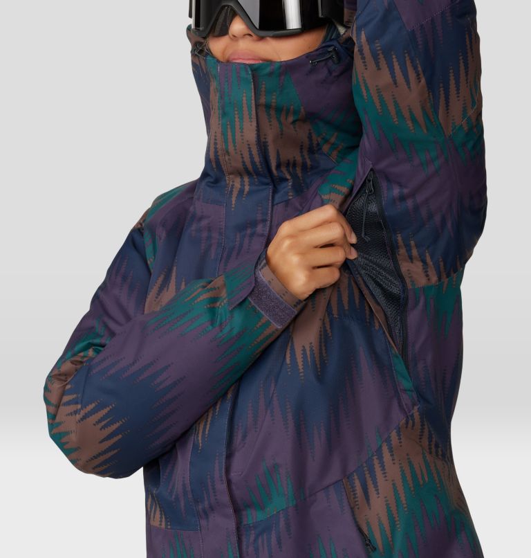 Thumbnail: Women's Firefall/2 Insulated Jacket, Color: Blurple Zigzag Print, image 7