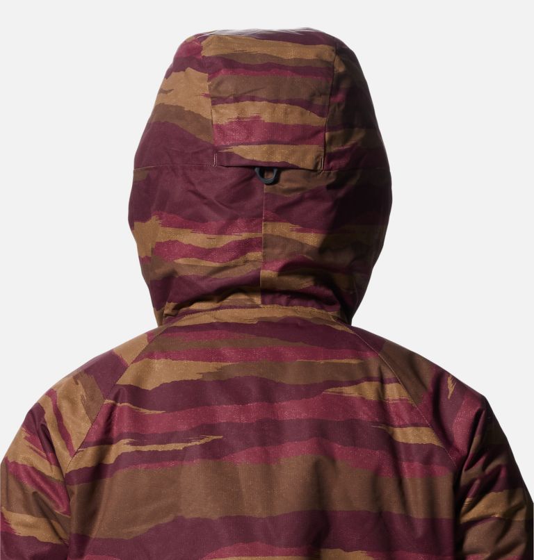 Women's Firefall/2 Insulated Jacket, Color: Cocoa Red Landscape Print, image 6