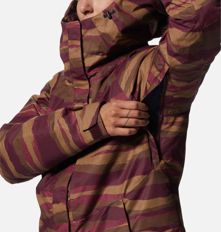 Thumbnail: Women's Firefall/2 Insulated Jacket, Color: Cocoa Red Landscape Print, image 7