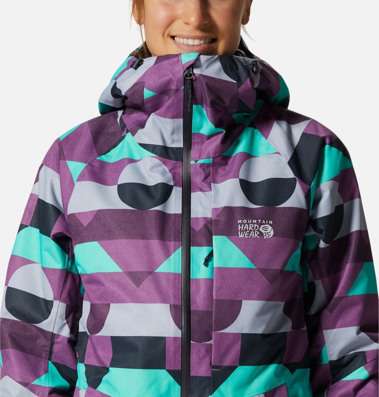Women's Firefall/2 Jacket, Color: Vervain Geoland Multi, image 4