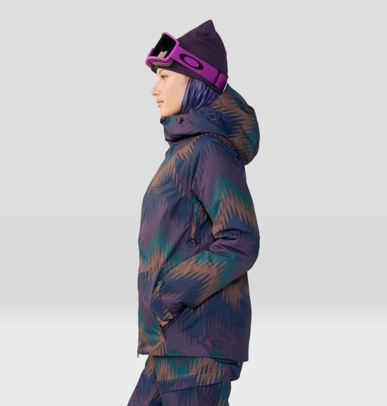 Manteau Firefall/2 Femme, Color: Blurple Zigzag Print, image 3