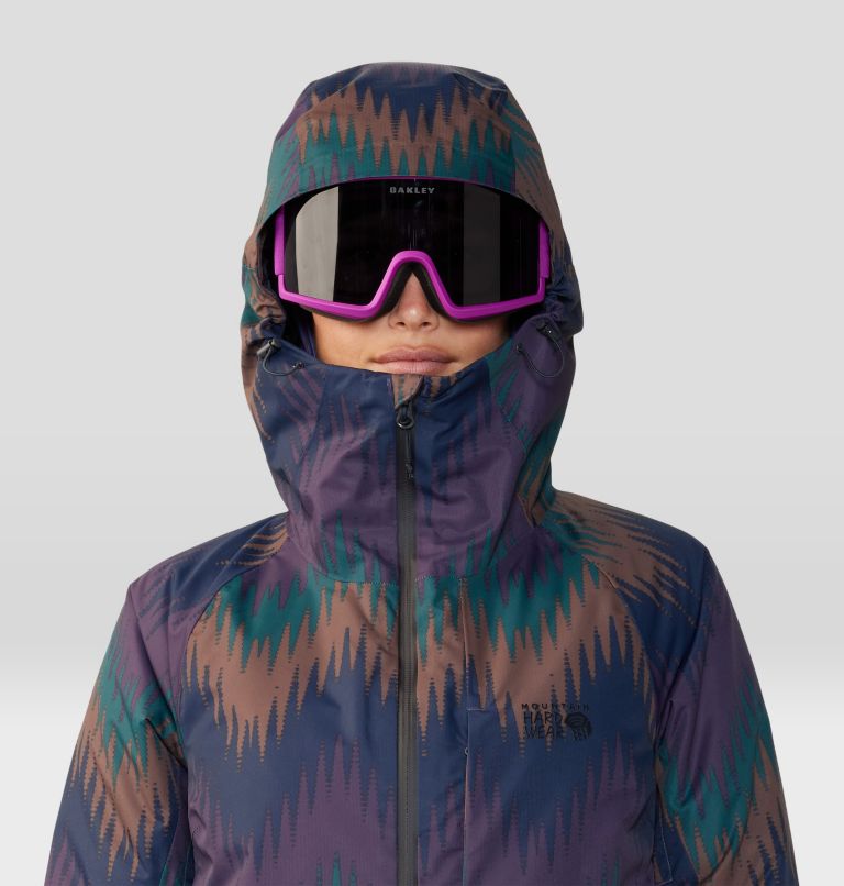 Manteau Firefall/2 Femme, Color: Blurple Zigzag Print, image 4