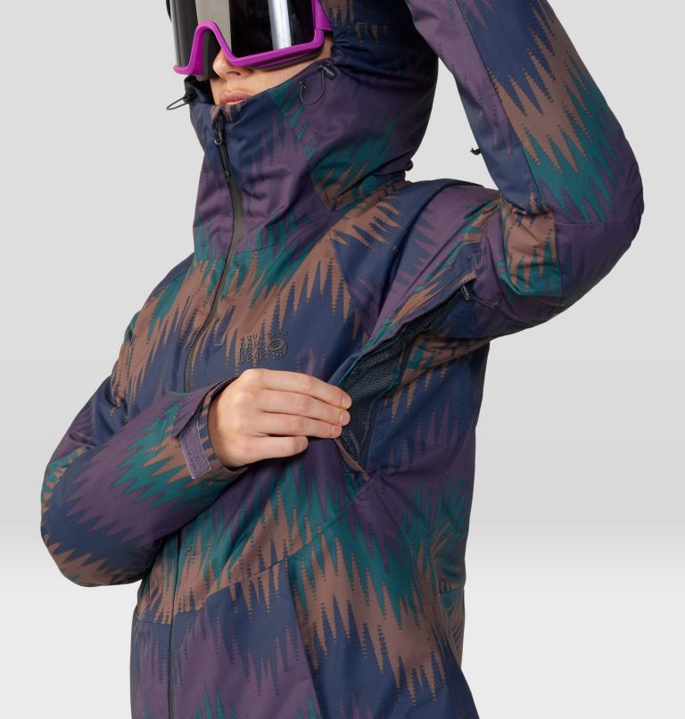 Manteau Firefall/2 Femme, Color: Blurple Zigzag Print, image 7