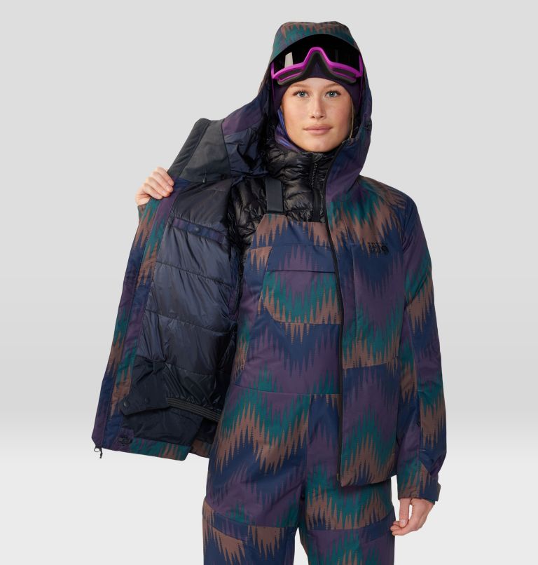 Manteau Firefall/2 Femme, Color: Blurple Zigzag Print, image 10