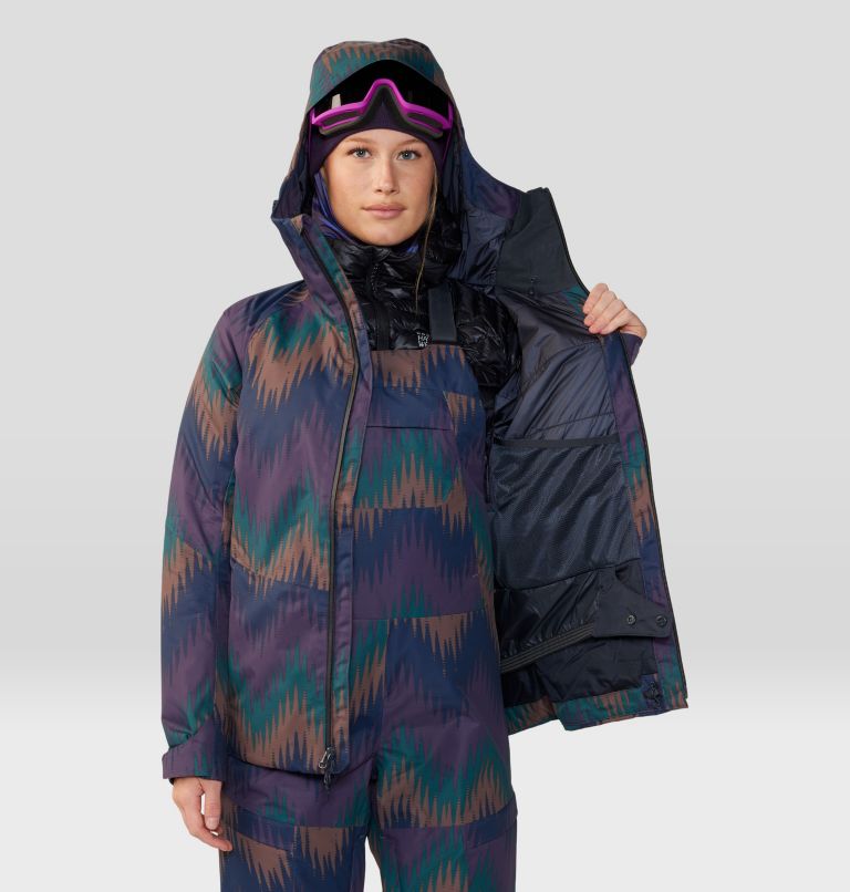 Manteau Firefall/2 Femme, Color: Blurple Zigzag Print, image 11