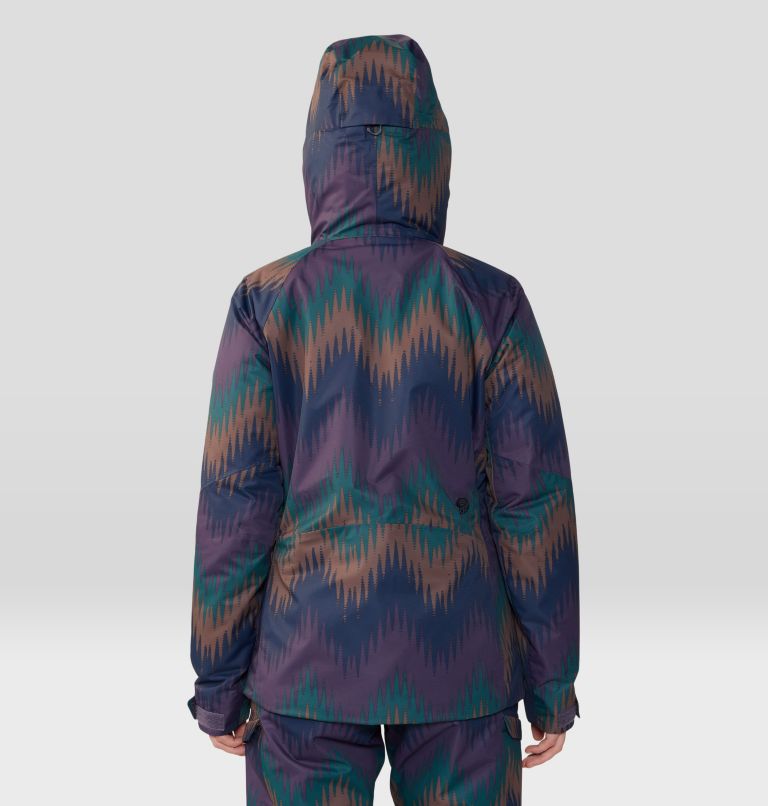 Manteau Firefall/2 Femme, Color: Blurple Zigzag Print, image 2