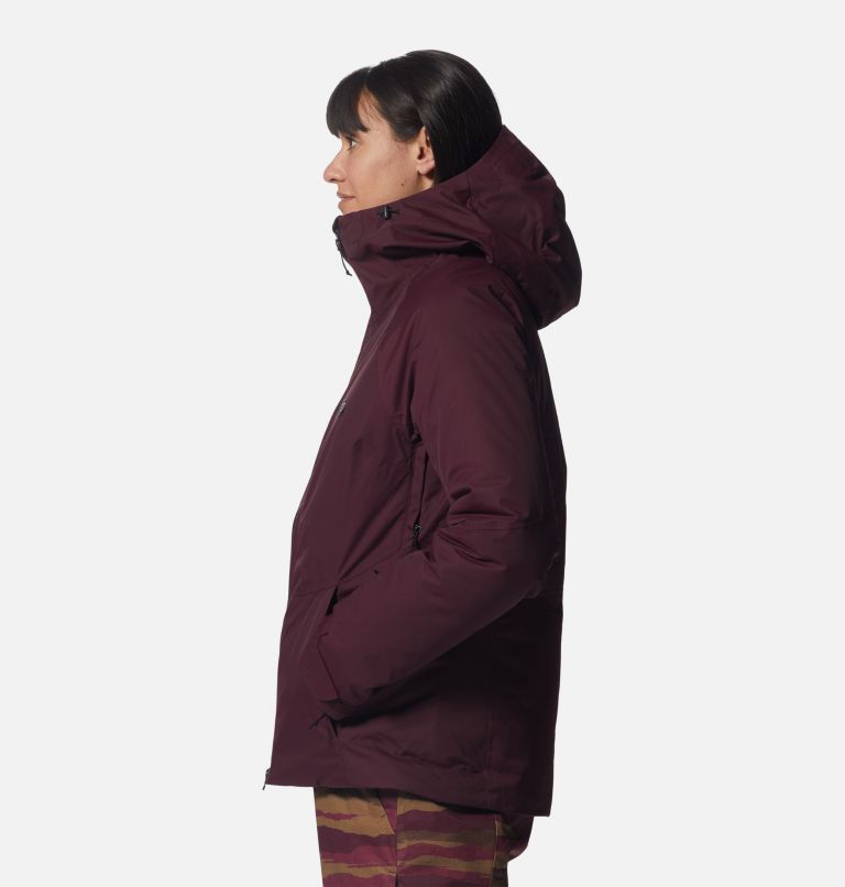 Women's Firefall/2 Jacket, Color: Cocoa Red, image 3