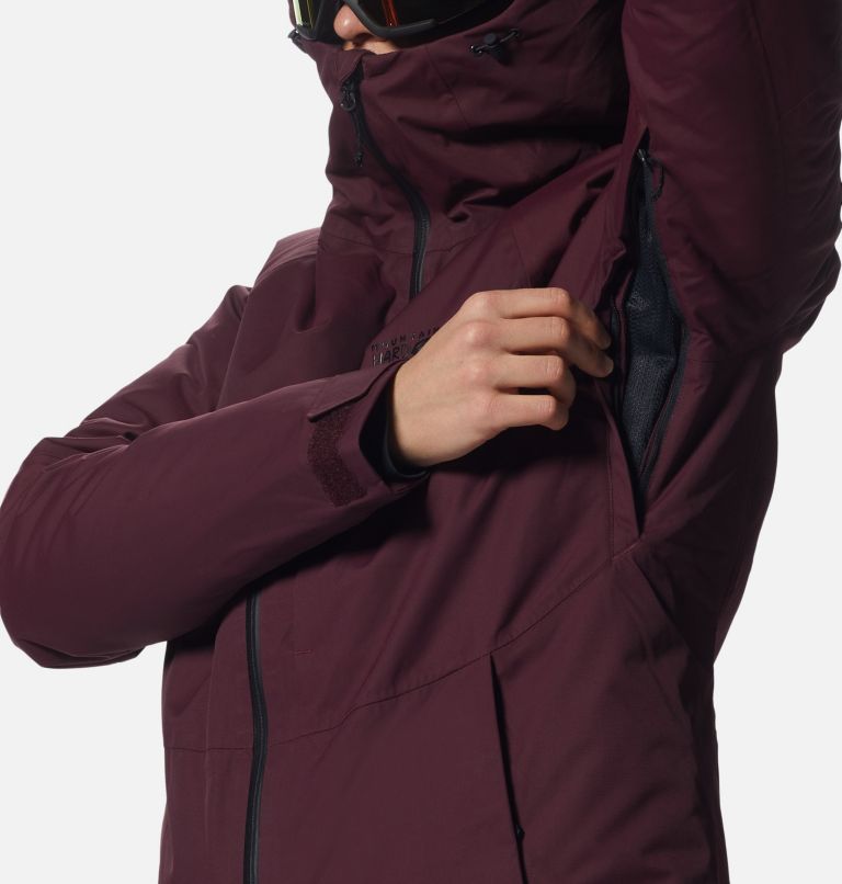 Women's Firefall/2 Jacket, Color: Cocoa Red, image 7