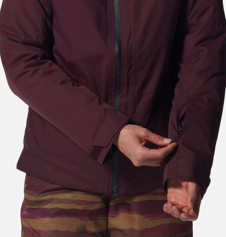 Women's Firefall/2 Jacket, Color: Cocoa Red, image 9