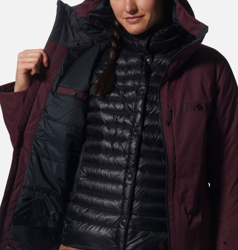 Thumbnail: Women's Firefall/2 Jacket, Color: Cocoa Red, image 10