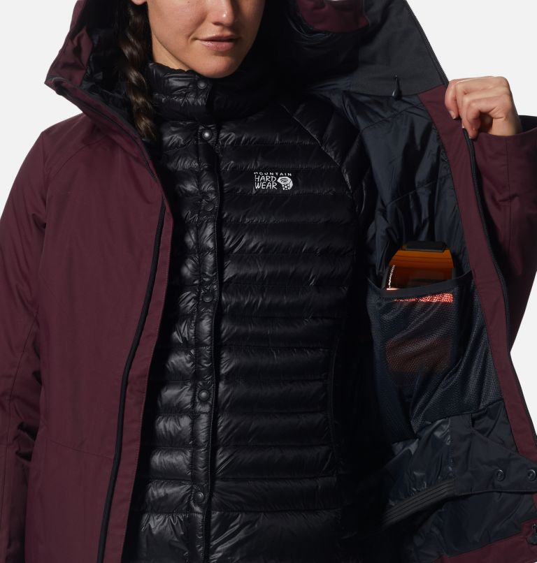Thumbnail: Women's Firefall/2 Jacket, Color: Cocoa Red, image 11