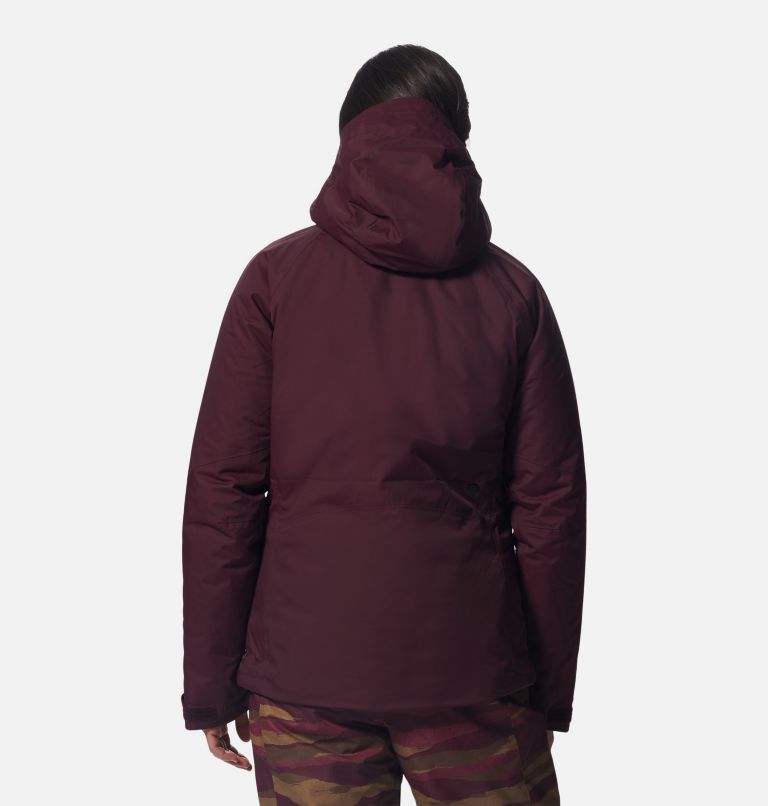Women's Firefall/2 Jacket, Color: Cocoa Red, image 2